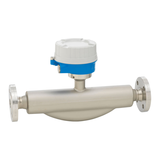 Endress+Hauser Proline Promass F 500 Manual De Instrucciones