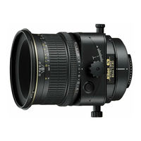 Nikon PC-E Micro NIKKOR 85mm f/2.8D Manual Del Usuario