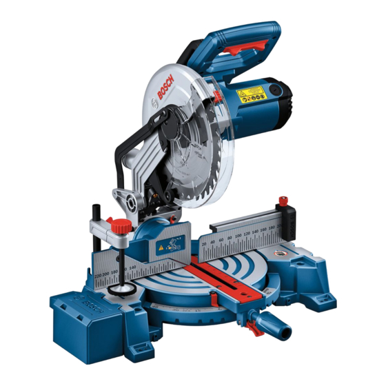 Bosch GCM 254 Professional Manual Original