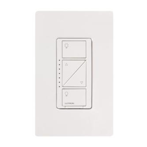 Lutron Caseta Wireless Manual Del Usario