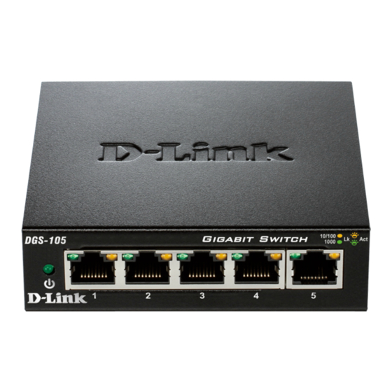 D-Link DGS-105 Guía De Instalación Rápida