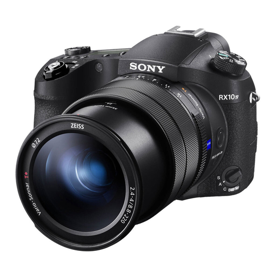 Sony DSC-RX10M4 Guia De Ayuda