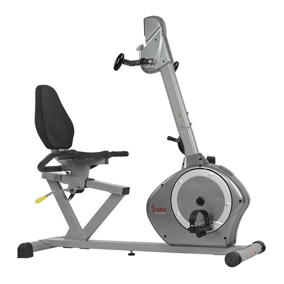 Sunny Health & Fitness SF-RB4631 Manual De Usuario