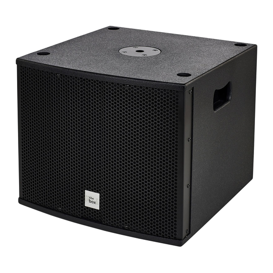 thomann the box pro Achat 112 Manual De Instrucciones