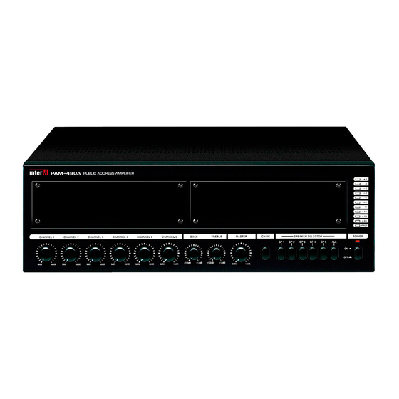 Inter-m Pam-340A Manual De Instrucciones