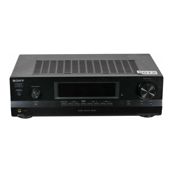 Sony STR-DH100 Manual De Instrucciones