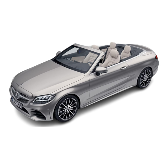 Mercedes-Benz Clase C Cabrio 2021 Instrucciones De Servicio