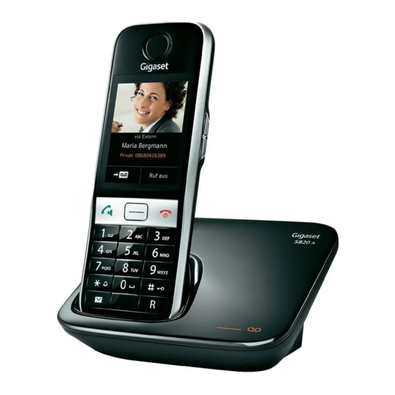Gigaset S820 Manual Del Usuario