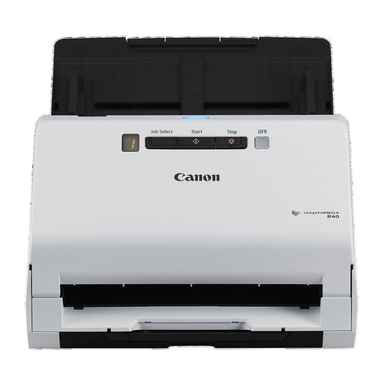 Canon imageFORMULA R40 Guia De Instalacion