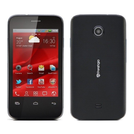 Prestigio MultiPhone PAP3500 Guia De Inicio Rapido