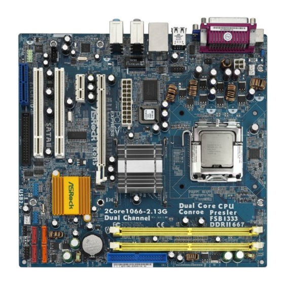 ASROCK 2Core1066-2.13G Manual Del Usuario