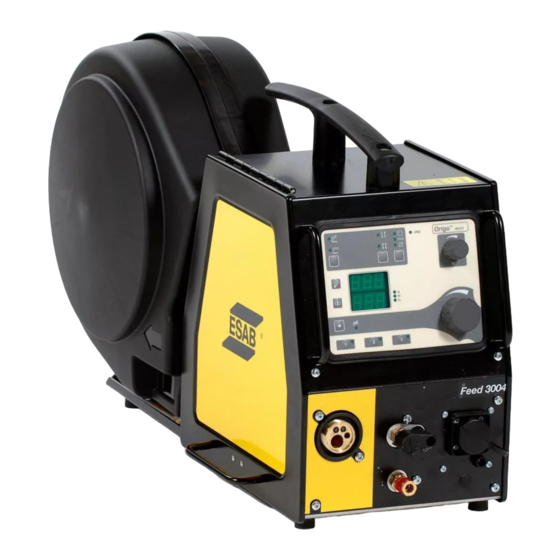 ESAB Aristo Feed 3004 Instrucciones De Uso