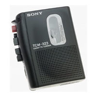 Sony TCM-333 Manual De Instrucciones