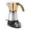 DeLonghi Alicia, EMK6 - Cafetera Moka Eléctrica para Auténtico Espresso Italiano, Manual de 6 Tazas