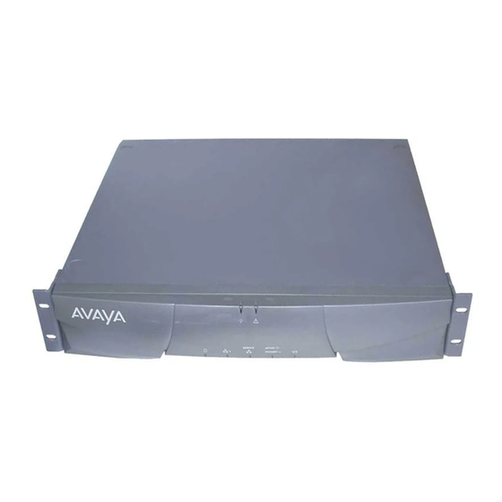 Avaya S8700 Serie Guia De Inicio Rapido