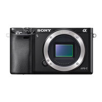 Sony ILCE-6000 Guia De Ayuda