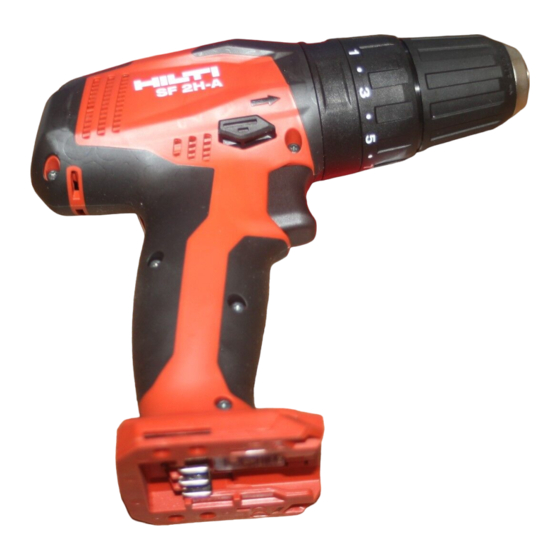Hilti SF 2H-A Manual De Instrucciones Original