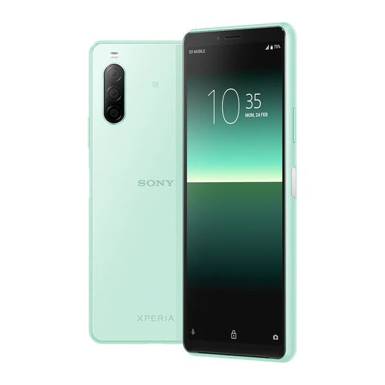 Sony Xperia 10 II XQ-AU51 Guia De Ayuda