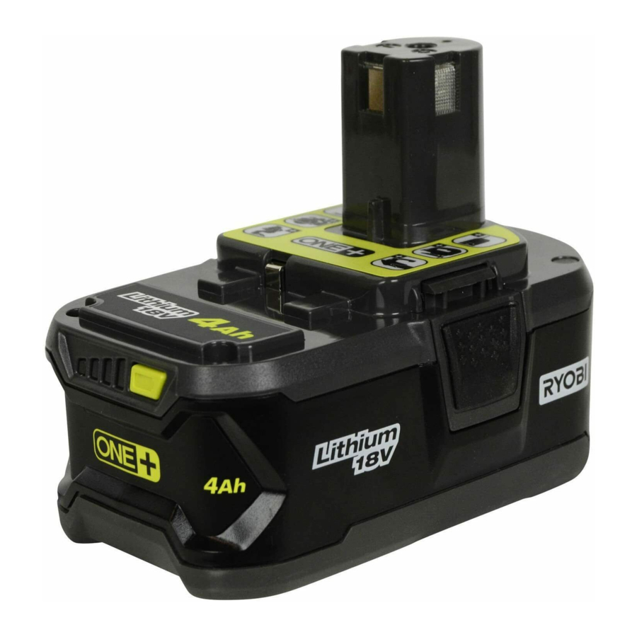 Ryobi P197 Manual Del Usuario