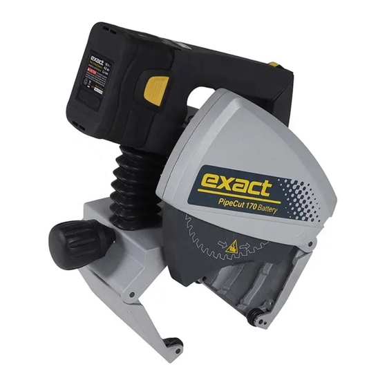 eXact PipeCut 170 Instrucciones De Manejo
