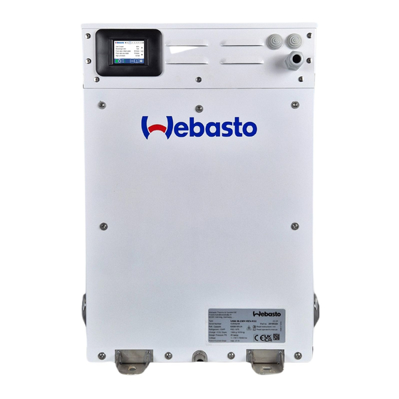 Webasto BlueCool VX Serie Instrucciones De Uso