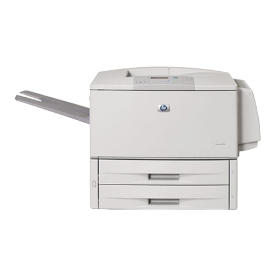 HP LaserJet 9000 Manual Del Usuario
