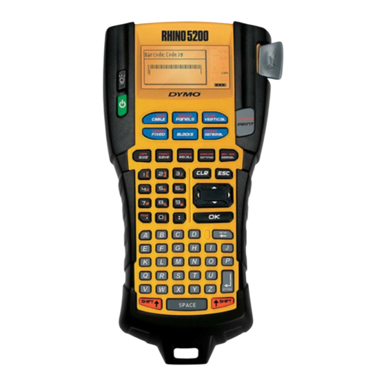 Dymo Rhino 5200 Guia Del Usuario
