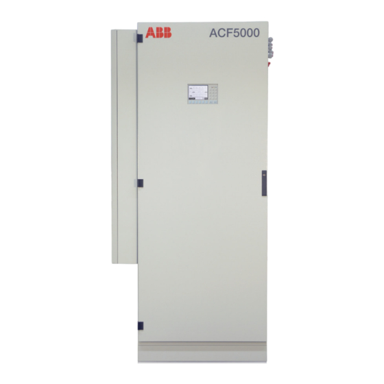 ABB ACF5000 Instrucciónes De Puesta En Marcha