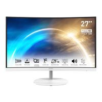 MSI PRO MP271CW 3PA8 Guía De Usuario