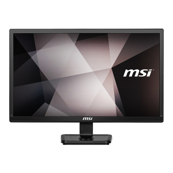 MSI PRO Serie Guía De Usuario
