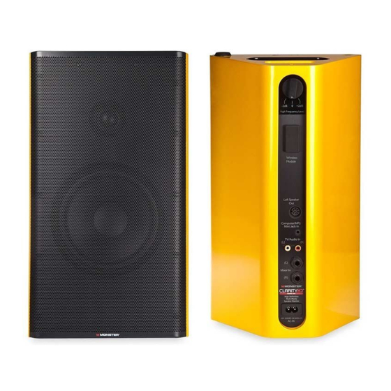 Monster CLARITY HD ONE Manual Y Garantía