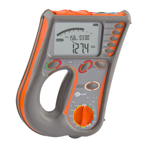 Sonel MIC-2510 Instrucciones De Uso