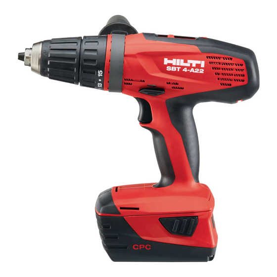 Hilti NURON SBT 4-22 Manual De Instrucciones
