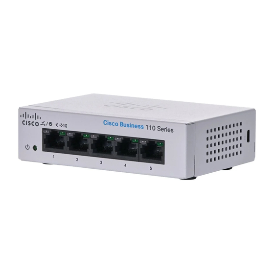 Cisco 110 Serie Guía Breve