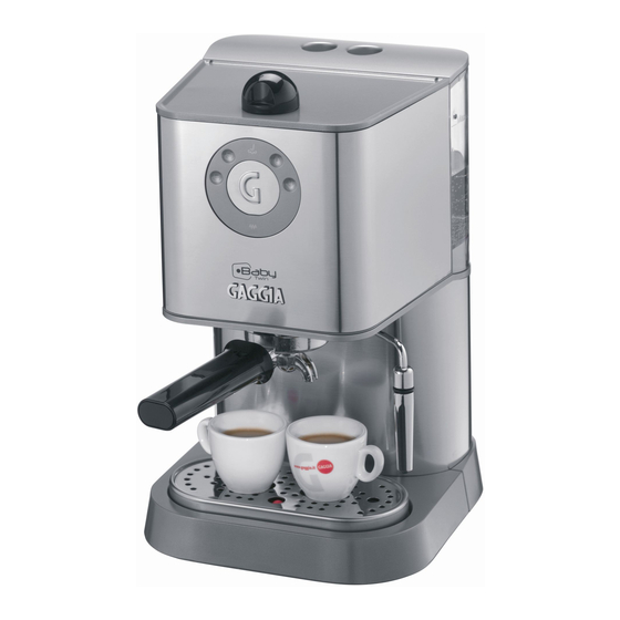 Gaggia Baby twin Instrucciones De Uso