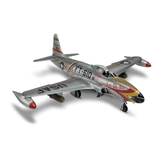 Monogram F-80 SHOOTING STAR Manuales