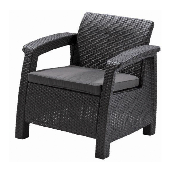 Keter CORFU ARMCHAIR Manuales