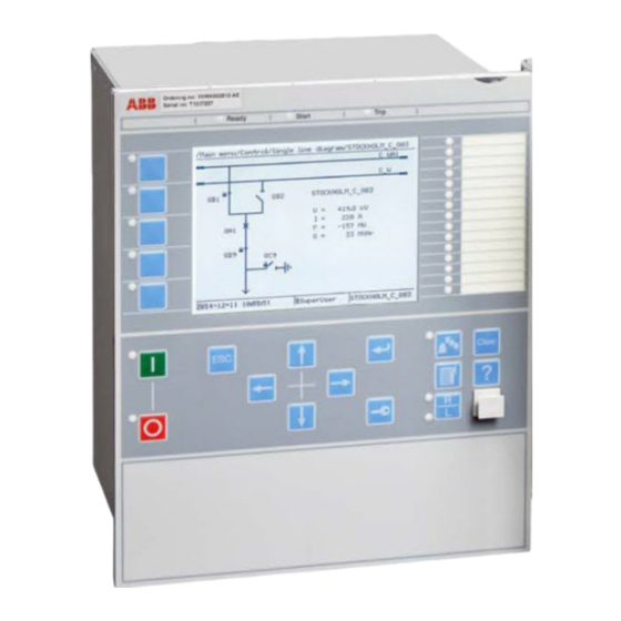 ABB IEC 670 Serie Manuales