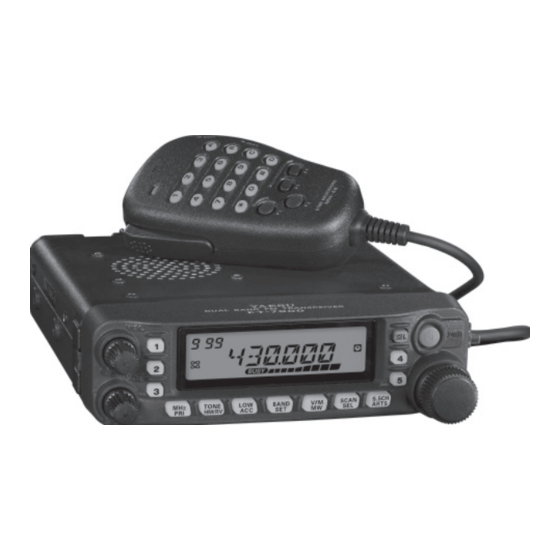 Yaesu FT-7900E Manuales