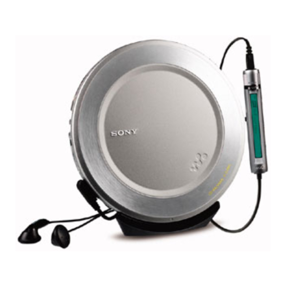 Sony D-EJ985 Manual De Instrucciones