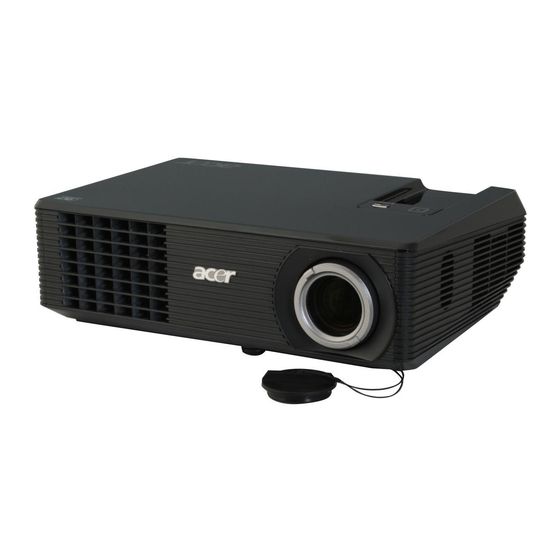 Acer X1160 Serie Guia Del Usuario