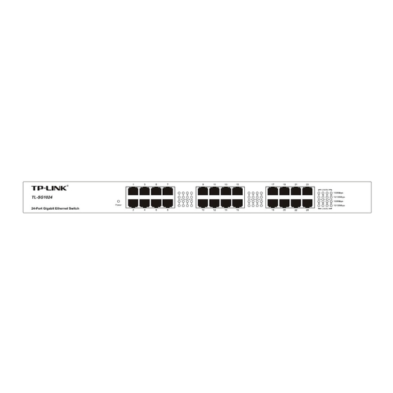 TP-Link TL-SG1008 Manual Del Usuario