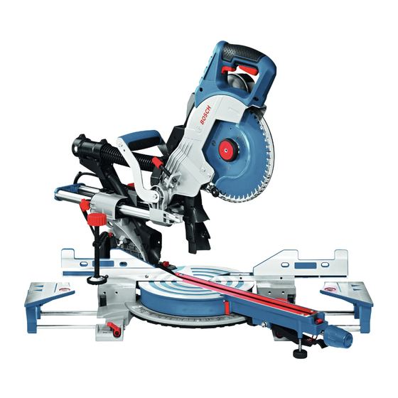Bosch GCM 8 SDE Professional Manual Original