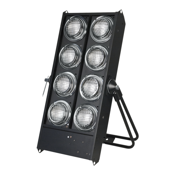 SHOWTEC Stage Blinder 8 DMX Manual De Instrucciones