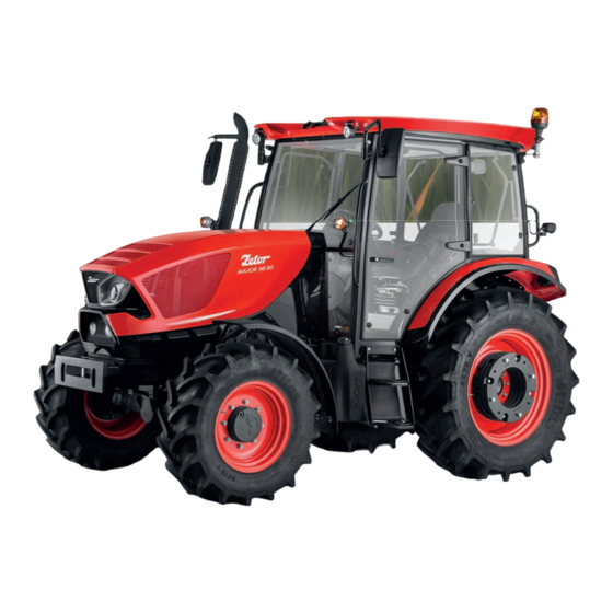 Zetor MAJOR HS Instrucciones Para El Manejo Y El Mantenimiento
