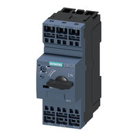 Siemens SIRIUS 3RV2 Manual De Instrucciones