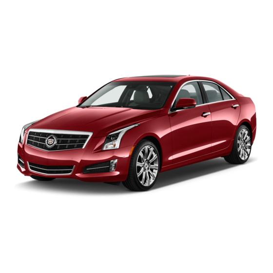 Cadillac ATS 2013 Manual Del Propietário