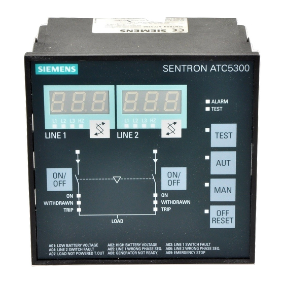 Siemens SENTRON ATC5300 Manuales