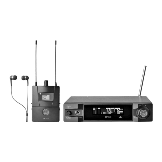 AKG IVM4500 IEM Manuales