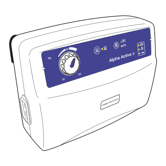 Arjohuntleigh Alpha Active 3 Instrucciones De Uso